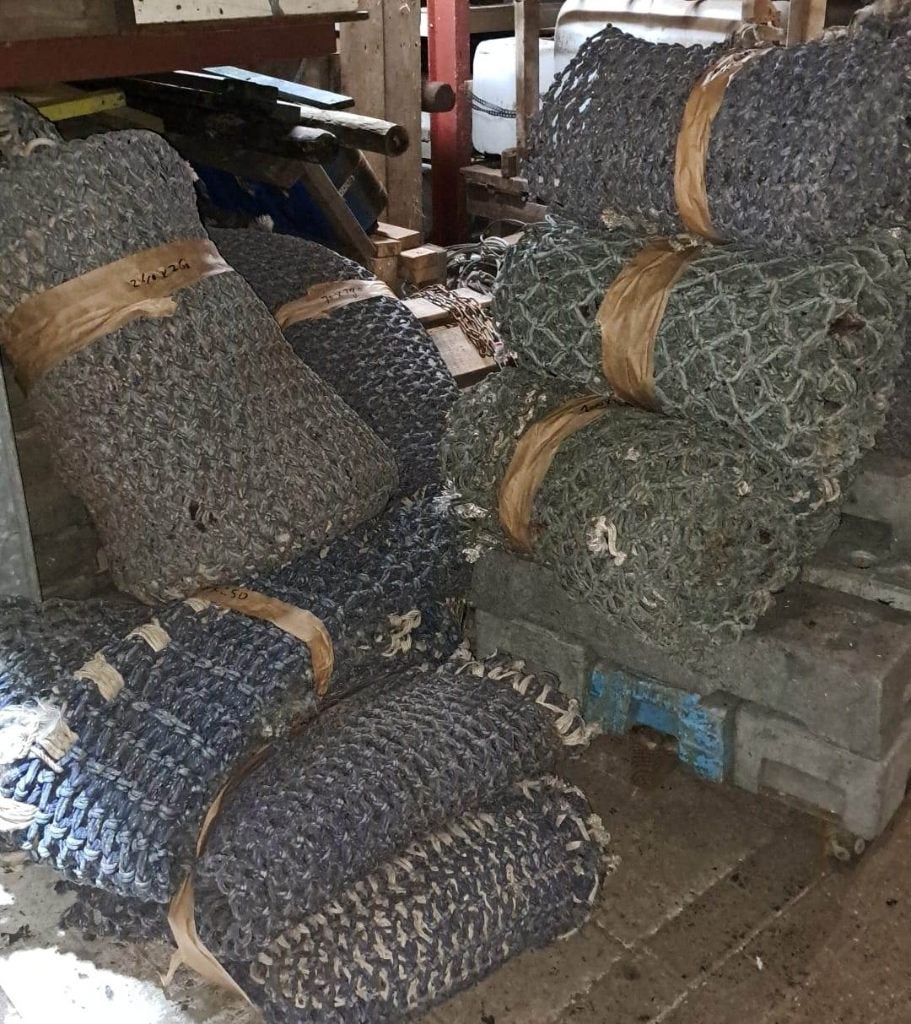 Visnet / net / fuik decoratief, Ophalen of Verzenden, Gebruikt