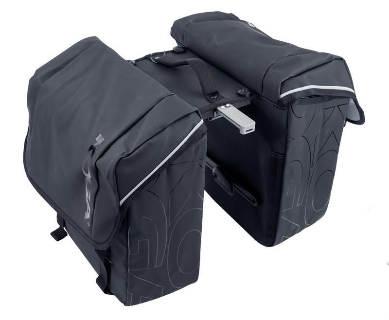DUBBELE TAS KOGA ALLROUND MIK ZWART 28L, Fietsen en Brommers, Fietsaccessoires | Fietstassen, Nl, Info@vanesch-tweewielers.nl