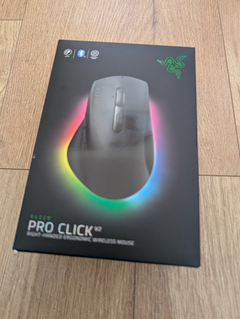 Razer Pro Click V2, Rechtshandig, Muis, Verzenden, Zo goed als nieuw