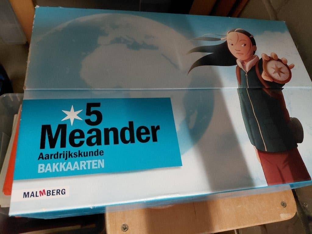 Meander bakkaarten aardrijkskunde, Malmberg, Ophalen of Verzenden, Overige niveaus, Aardrijkskunde