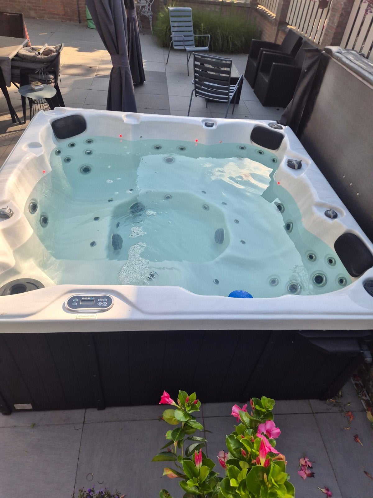 Jacuzzi balboa 5 persoons, Ophalen, Gebruikt, Trap, Vast