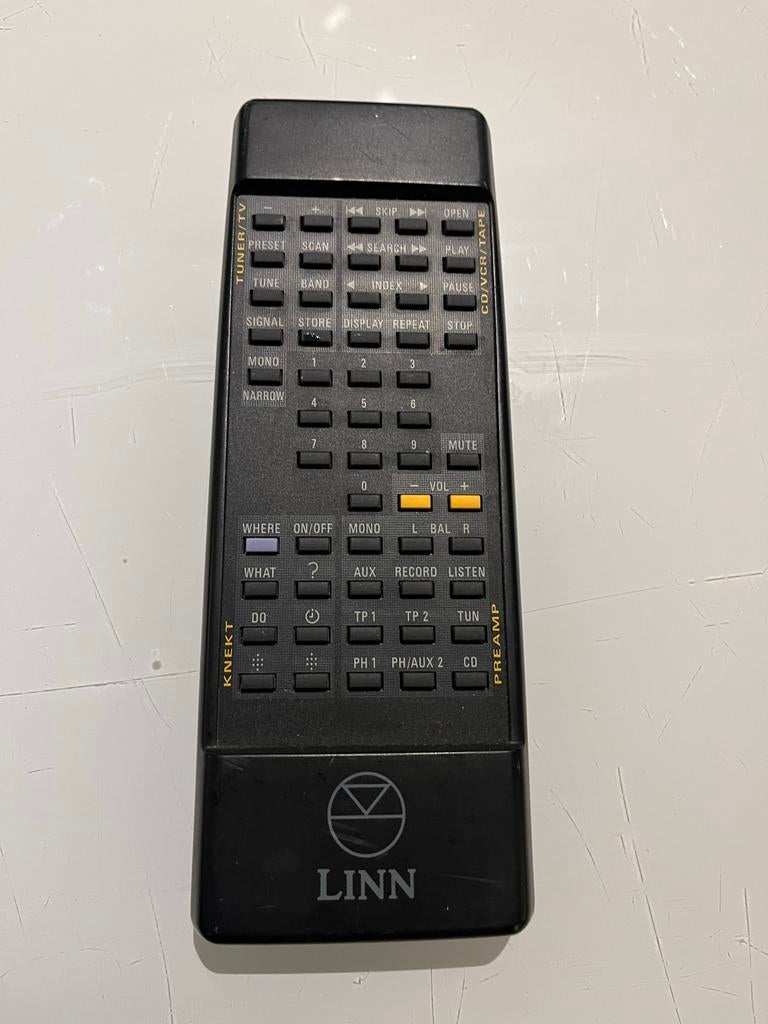 Linn KNEKT Afstandsbediening - Origineel en Gebruikt, Ophalen of Verzenden, Gebruikt, Origineel, Dvd
