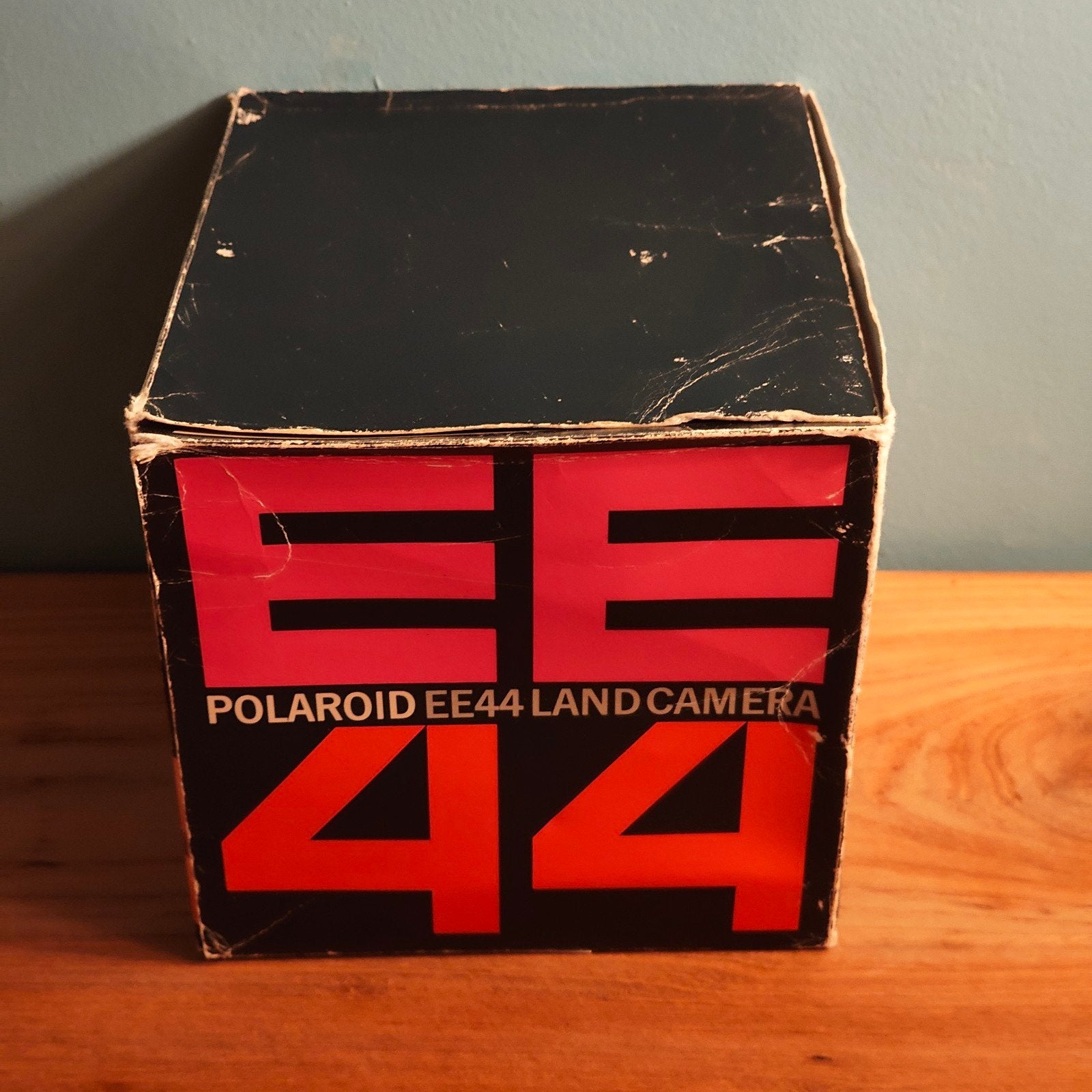 paloroid Land Camera EE44 met doosje en flitsblokjes, Ophalen of Verzenden, Gebruikt, Polaroid, Overige Merken