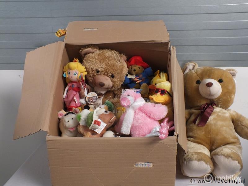 Online Veiling: Doos pluche 7,5 kg, Kinderen en Baby's, Speelgoed | Knuffels en Pluche, Nieuw