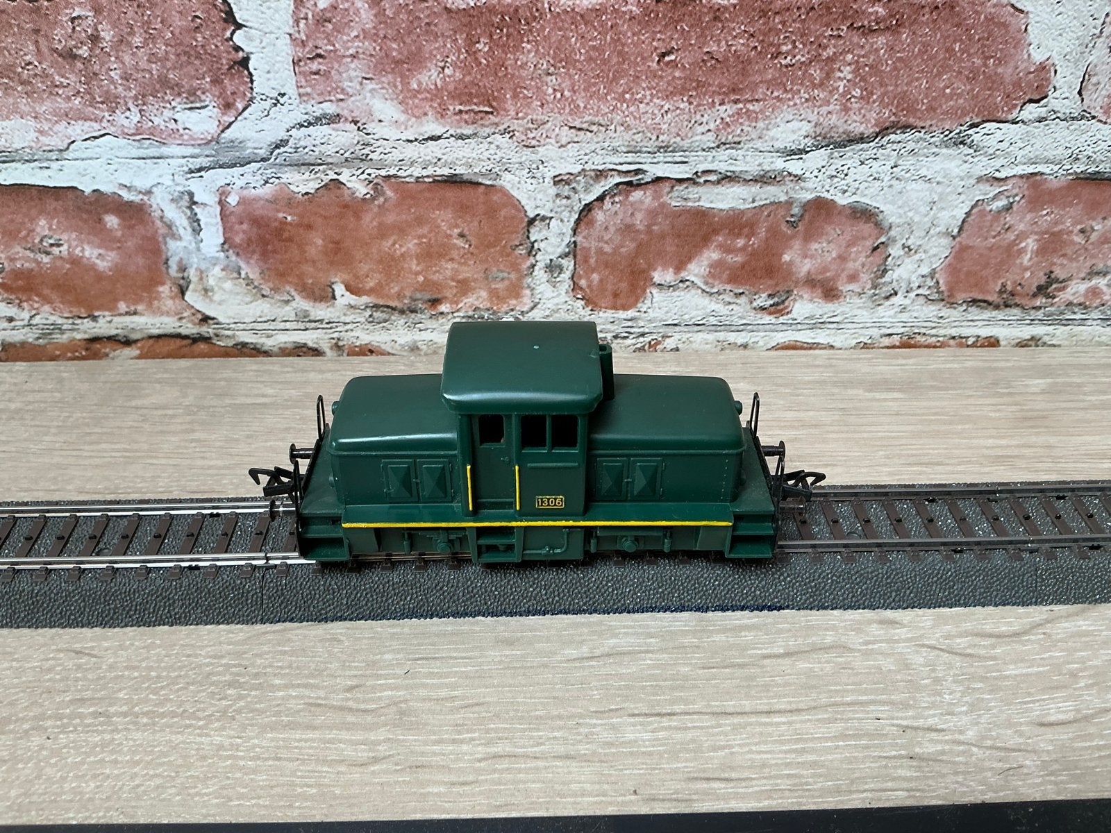 Fleischmann 1306 Locomotief NS 2017 Groen - Gebruikt, Hobby en Vrije tijd, Gebruikt, Fleischmann, Ophalen of Verzenden, Analoog