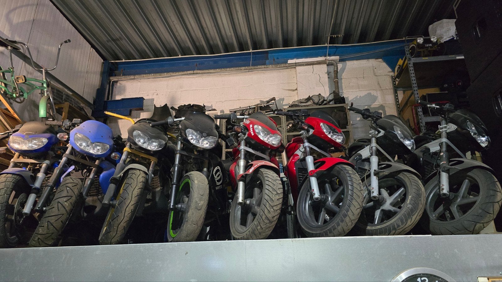 8 Gilera Dna's opknappers, Ophalen, Gebruikt