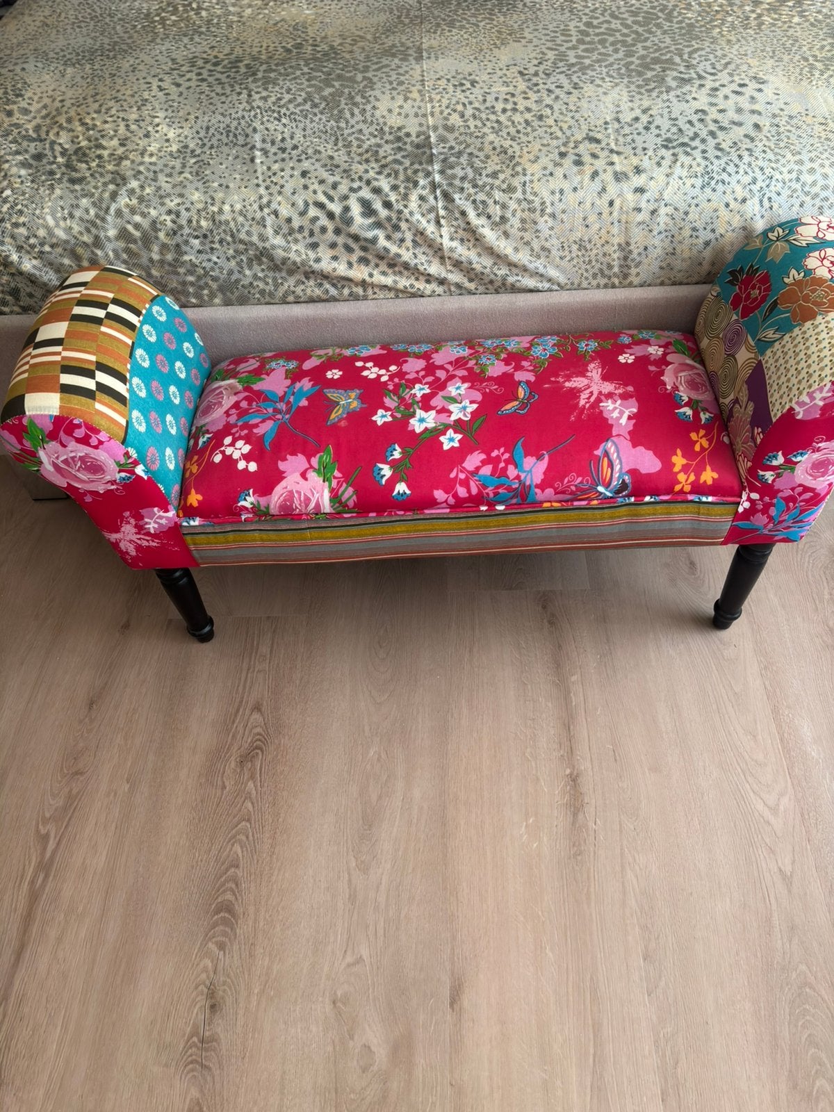 Side Bankje  multi colour, Ophalen, Zo goed als nieuw, Rechthoekig, 125 cm of meer