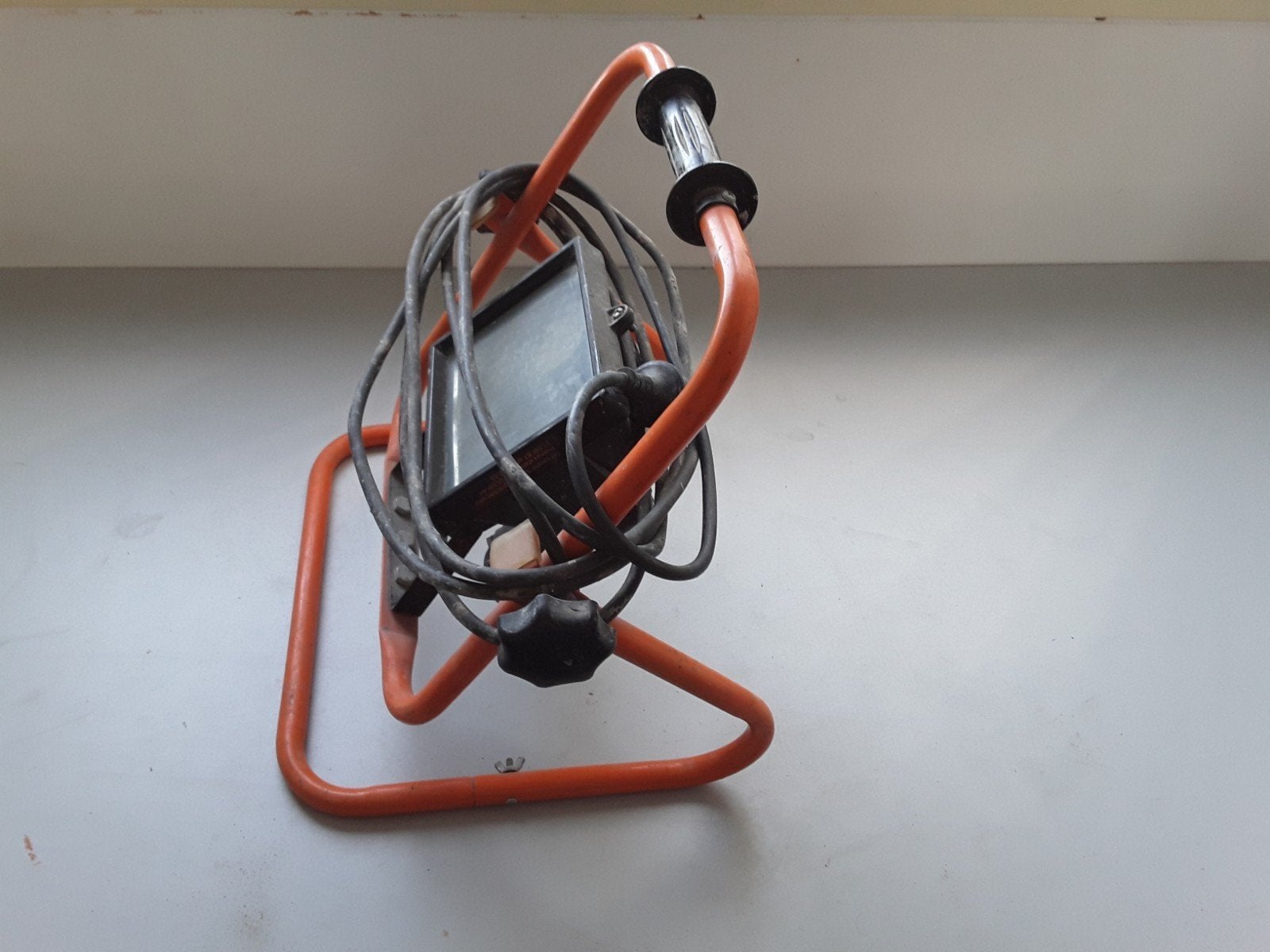 Bouwlamp is geel,  mixer is groen maar gebruikt, Ophalen, Gebruikt