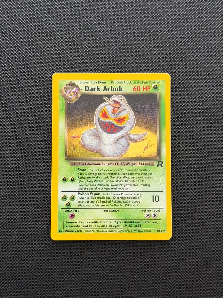 Dark Arbok 2/82 - Holo - Team Rocket Unlimited, Ophalen of Verzenden, Zo goed als nieuw