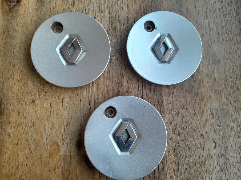 3x Origineel Renault Naafkapjes/deksels - 16"- goede staat, Verzenden, Gebruikt