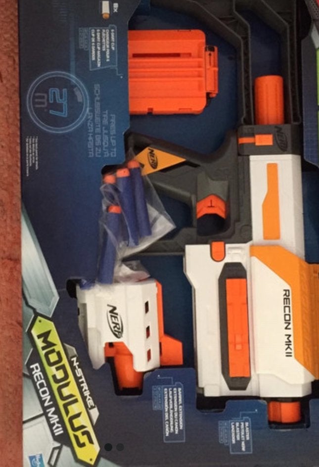 Nieuwe Nerf N-Strike Modulus Recon MKII Blaster, Ophalen of Verzenden, Nieuw, Jongen of Meisje