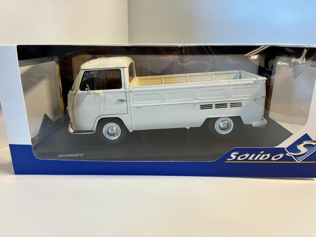 27653: Volkswagen t2 Pick-Up - 1968 - Solido 1:18, Solido, Auto, Solido, Nieuw