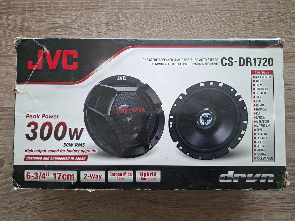 JVC CS-DR1720 Auto Speakers - 300W Peak Power, Ophalen of Verzenden, Nieuw