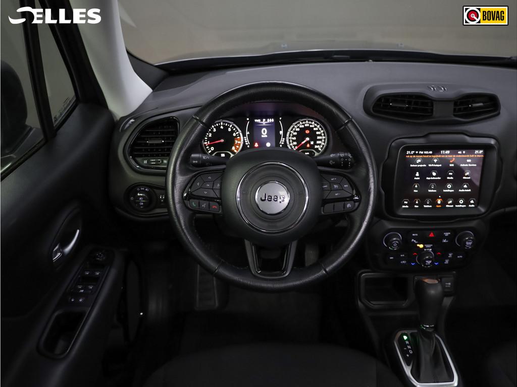 Jeep Renegade 1.3T DDCT S | Trekhaak | Panoramadak | Night E, Auto's, Jeep, Gebruikt, 4 cilinders, 150 pk, Bedrijf