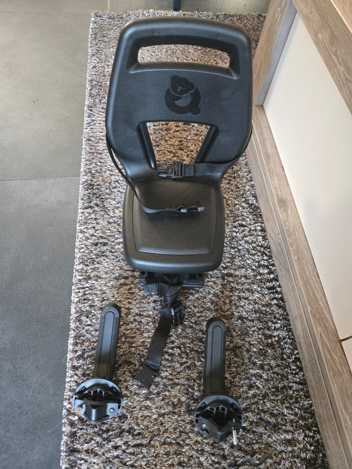 Qibbel Junior 6+ MIK-HD Fietszitje - Zwart, Fietsen en Brommers, Achterzitje, Voetsteuntjes, 22 t/m 36 kg, Ophalen of Verzenden
