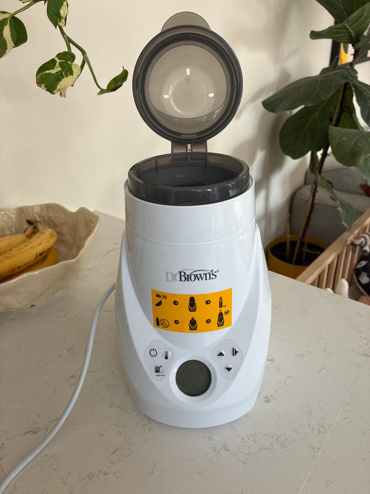 Dr. Brown's flessenwarmer, Kinderen en Baby's, Babyvoeding en Toebehoren, Ophalen of Verzenden, Zo goed als nieuw, Flessen- of potjesverwarmer