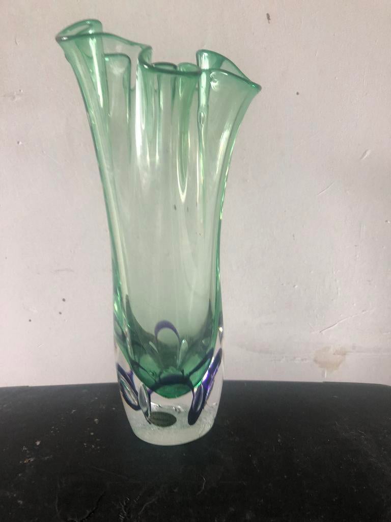 Mooie gesigneerde Adam Jablonski vaas. Is 24 cm., Antiek en Kunst, Ophalen