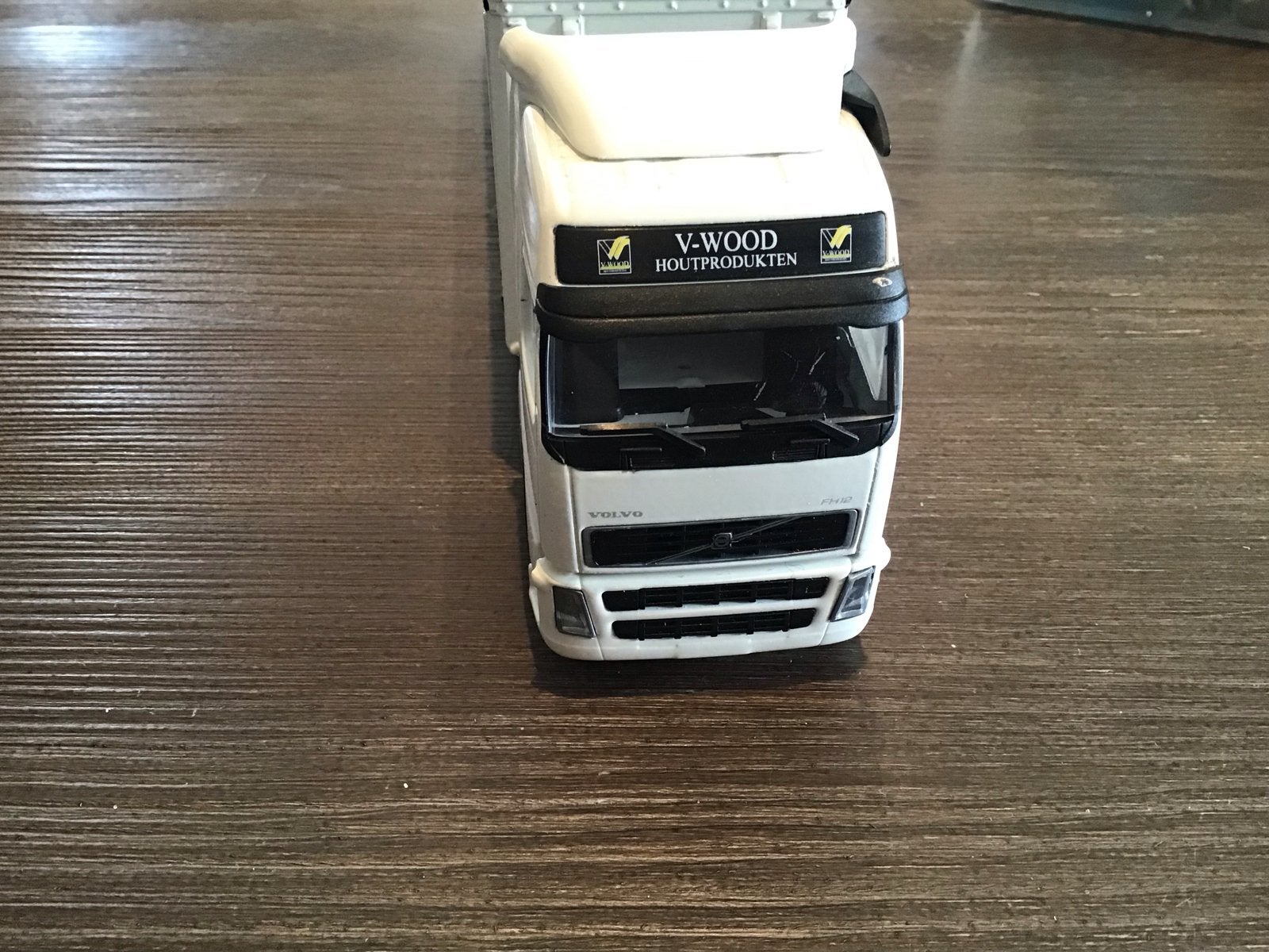 Lion Toys Volvo V-Wood International vrachtwagen met oplegge, Overige merken, Gebruikt, 1:50 of kleiner, Ophalen of Verzenden