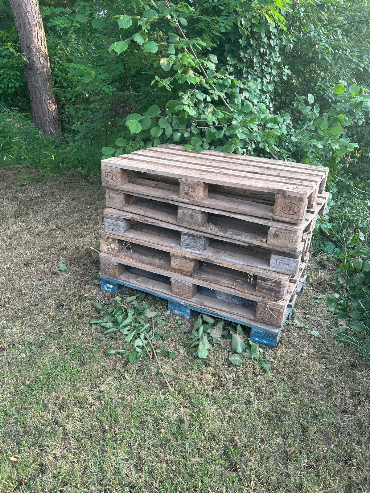 Gebruikte EPAL pallets - Set van 4, Ophalen, Gebruikt, 60 cm of meer, Overige typen