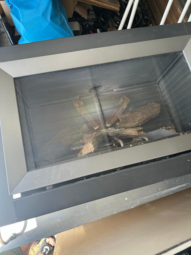 Inbouw gashaard - Openhaard op gas, Ophalen, Gebruikt, Inbouwhaard, Gashaard