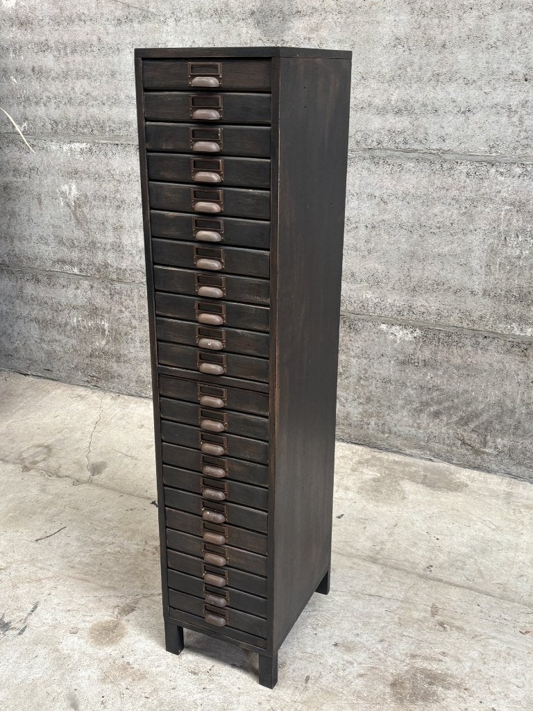 Ladekast apothekerskast  ca. 75 jaar oud, Huis en Inrichting, Minder dan 50 cm, 5 laden of meer, Vintage, Ophalen of Verzenden