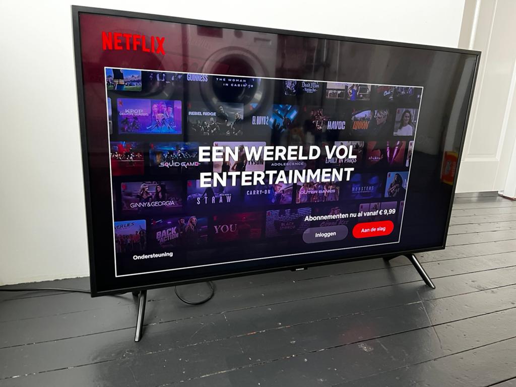 Smart tv 43” samsung Q60 ZGAN wifi en airplay, Ophalen, 50 Hz, Zo goed als nieuw, Samsung