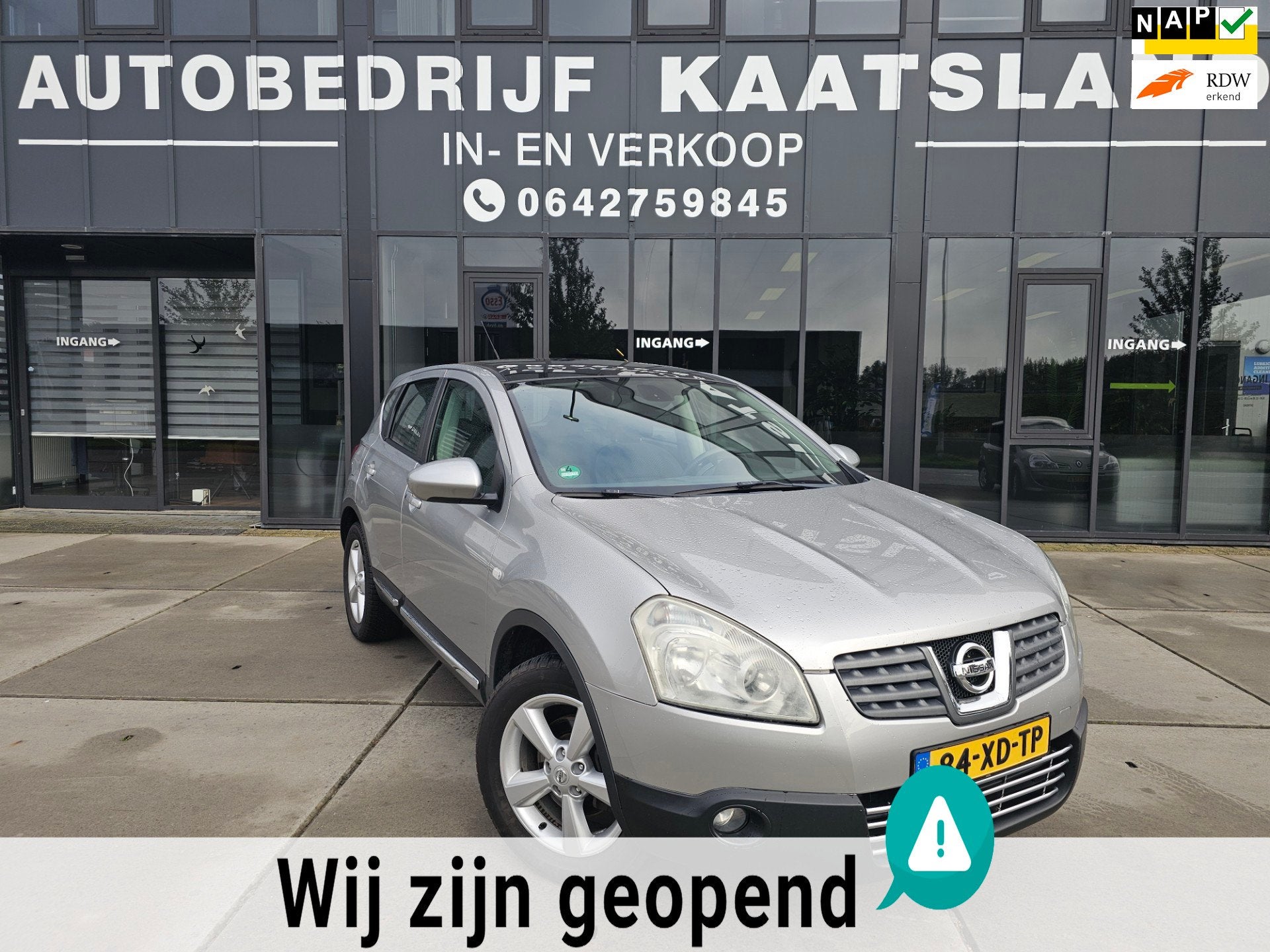 Nissan Qashqai 2.0 Tekna Pack - Pano - Clima - Cruise -, Auto's, Voorwielaandrijving, Stof, Gebruikt, Zwart