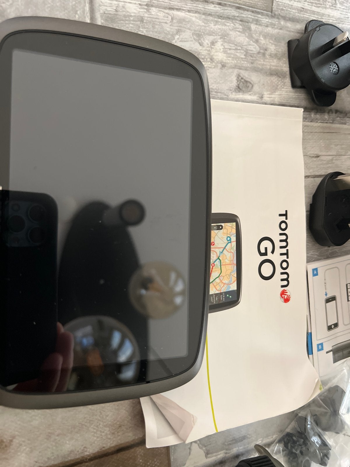 TomTom GO 750 LIVE Navigatiesysteem met accessoires, Ophalen, Gebruikt