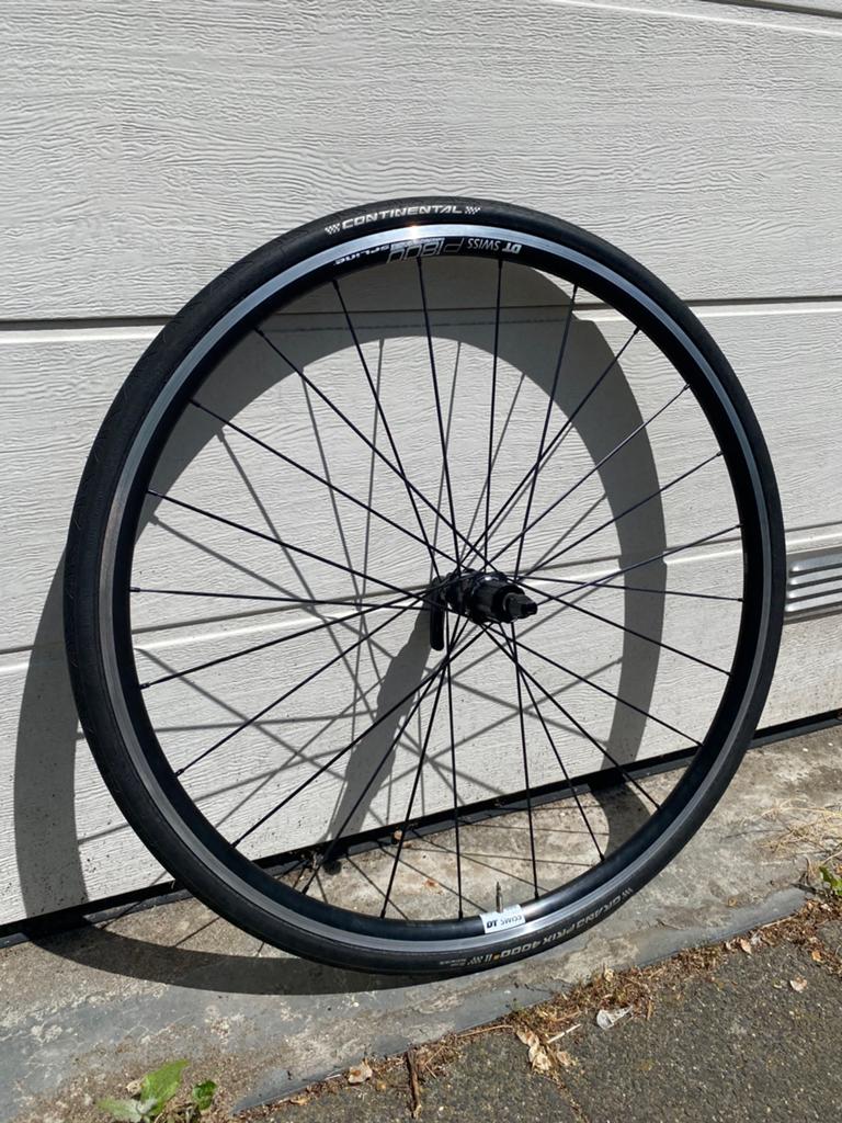 DT Swiss P 1800 Spline 23 - Achterwiel, Gebruikt, Aluminium, Racefiets, Ophalen