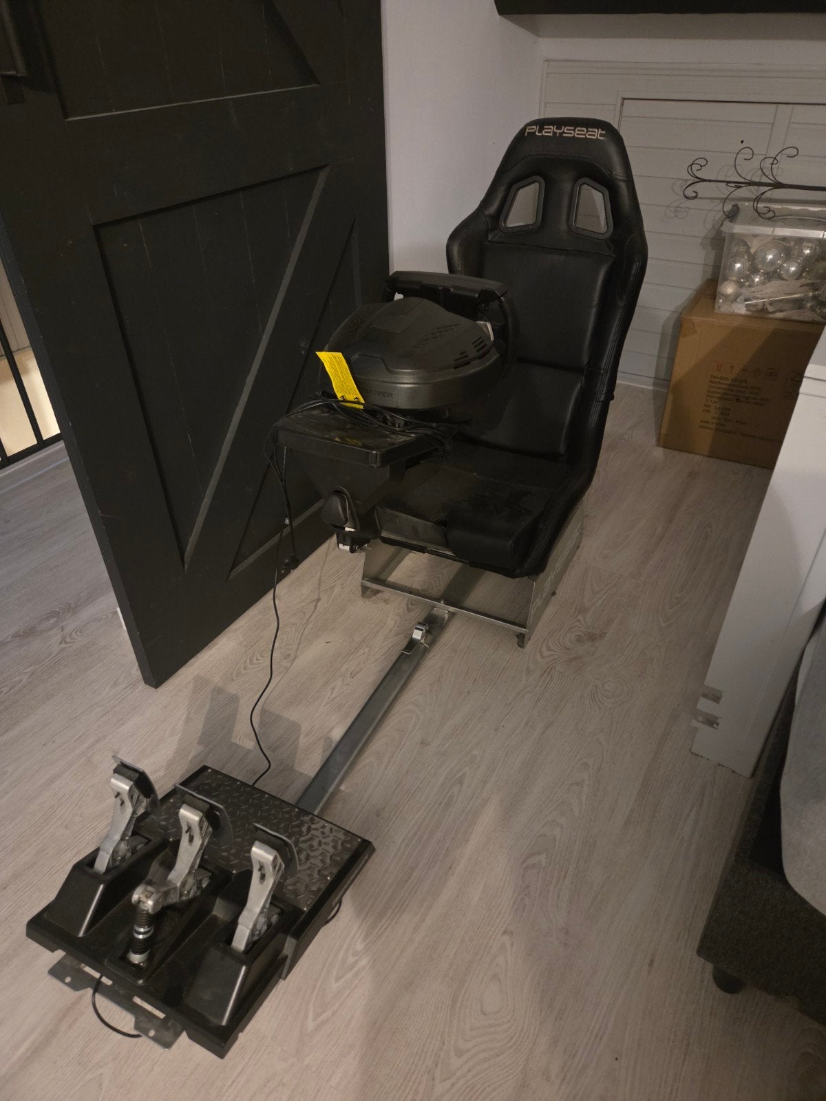 Complete racestoel met stuur en pedalen, Racestoel, Gebruikt, Ophalen of Verzenden, Playseat