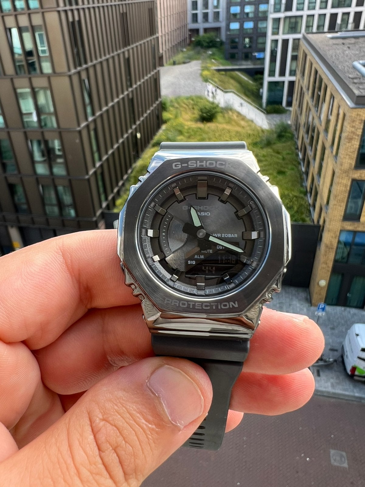 Casio G-SHOCK GM-S2100B-8A | CasiOak | Nieuwstaat, Sieraden, Tassen en Uiterlijk, Horloges | Heren, Ophalen of Verzenden, Zo goed als nieuw
