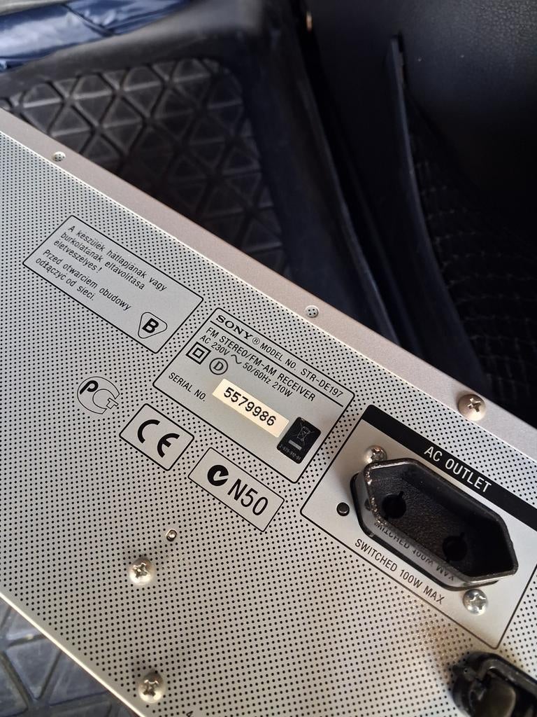 Sony versterker, Ophalen, Minder dan 60 watt, Front, Rear of Stereo speakers, Sony