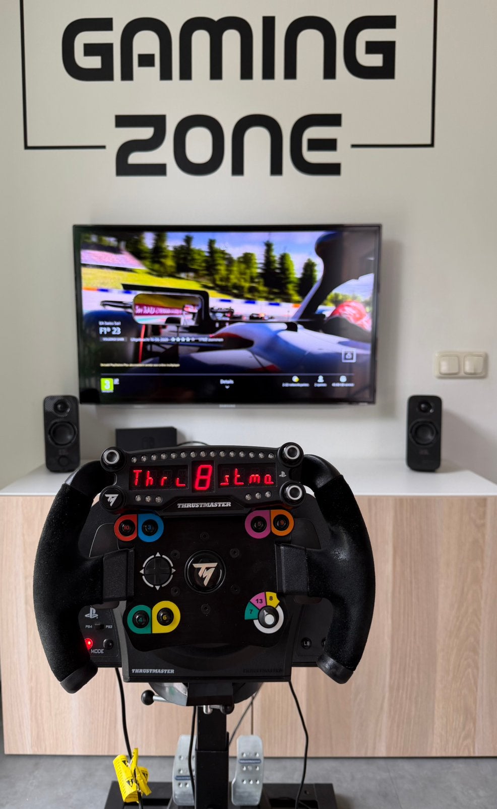 Gave complete raceset van Thrustmaster!!!, Ophalen, Zo goed als nieuw
