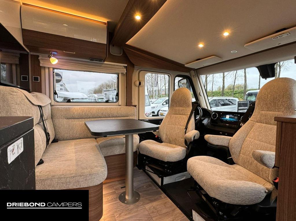 Hymer B580 MC Automaat Enkele Bedden Hefbed XXL Garage Silve, Caravans en Kamperen, Campers, Airbags, 7 tot 8 meter, Bedrijf, Diesel