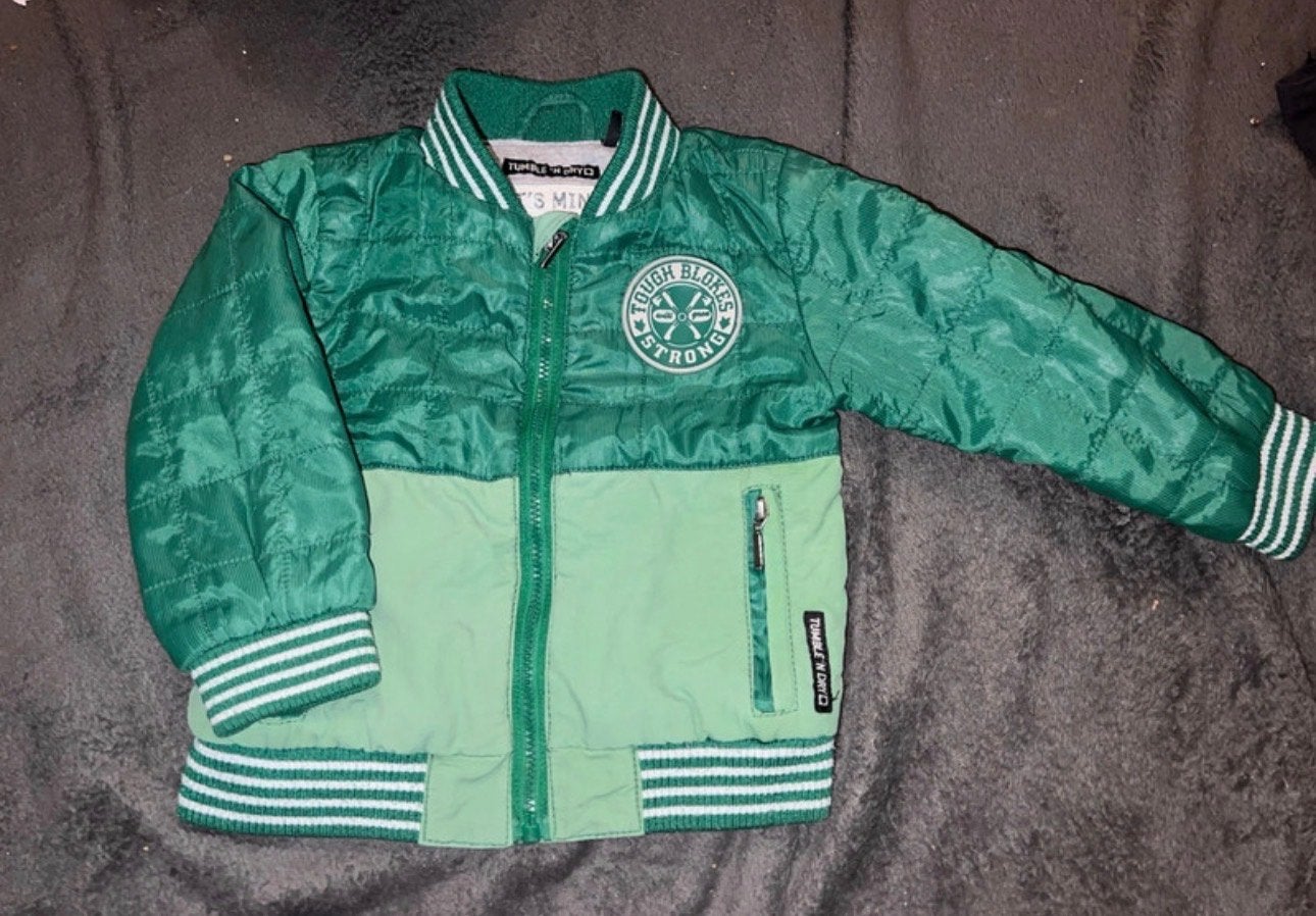 Tumble 'N Dry Groen Bomberjack Maat 80, Ophalen of Verzenden, Gebruikt, Jongen