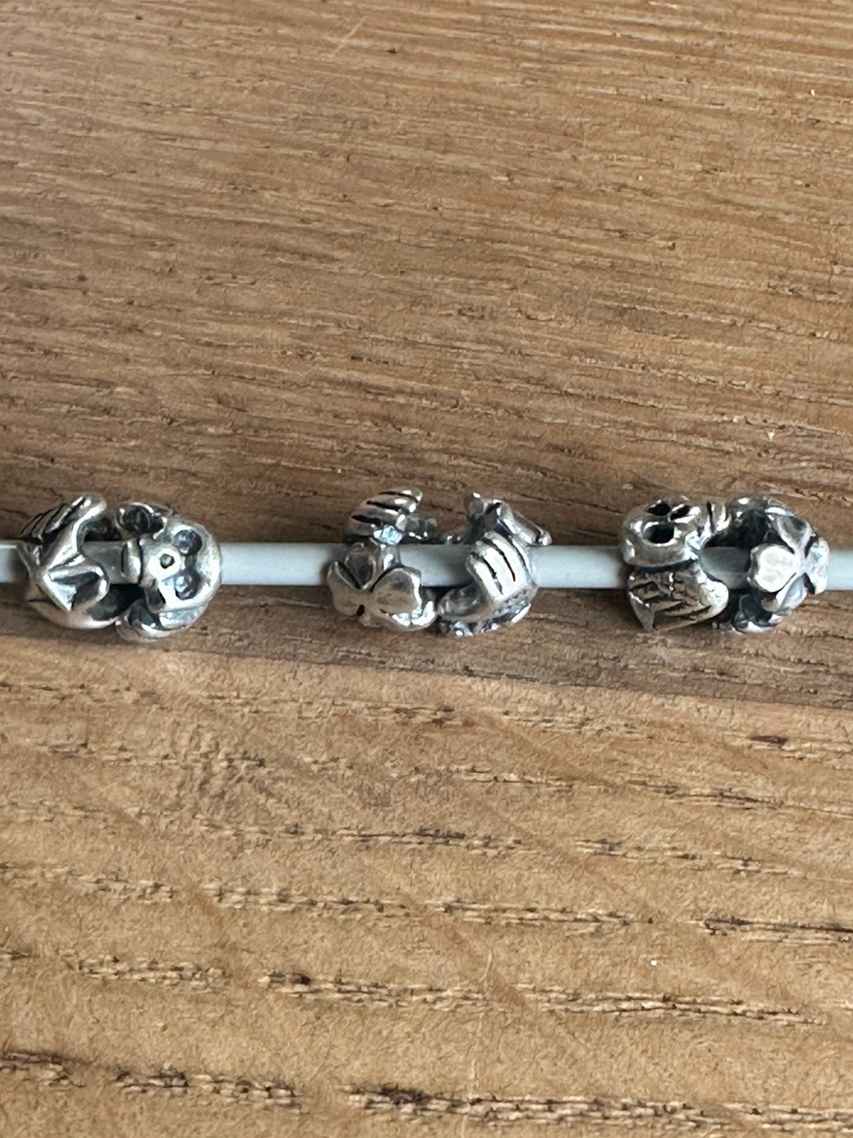 Geluks kraal van trollbeads, Sieraden, Tassen en Uiterlijk, Ophalen of Verzenden, Zo goed als nieuw, Zilver, Trollbeads