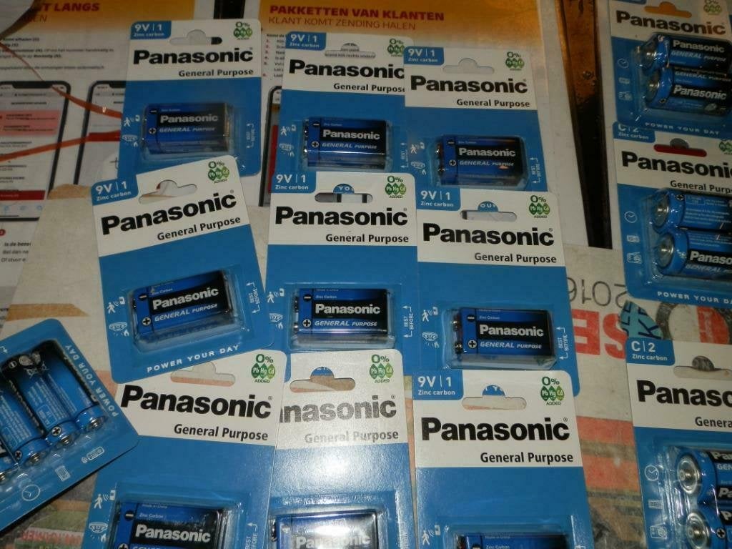 Panasonic 9V batterij, Nieuw