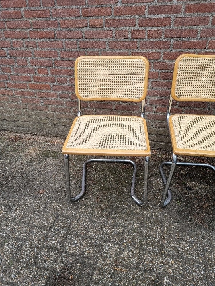 buisframe stoelen cesca marcel breuer, Ophalen of Verzenden