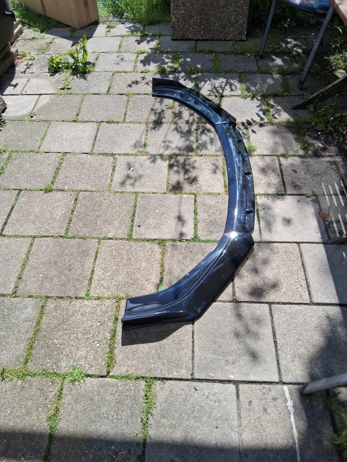 Universele front splitter nieuw hoogglans zwart, Ophalen of Verzenden, Nieuw