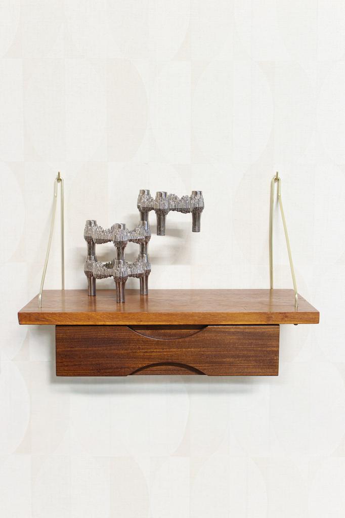 Vintage wandkastje hangkast teak jaren 60 Deens design retro, Vintage, Vintage, Zo goed als nieuw, Vintage