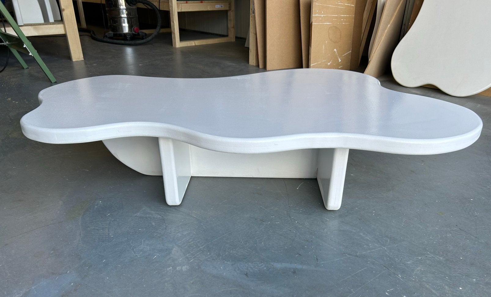 Organische coffee table, Huis en Inrichting, Ophalen, Zo goed als nieuw, Ovaal, 50 tot 100 cm