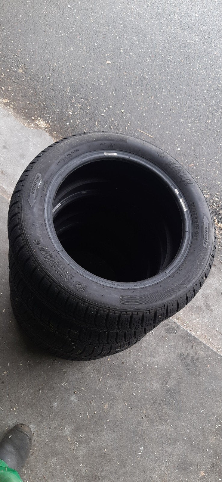 Set van 4 gebruikte winterbanden, Ophalen