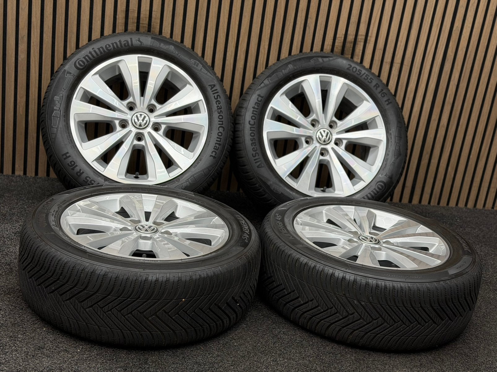 Originele 16 inch VW Golf 7 Toronto 5x112 ET46 All Season, Auto-onderdelen, Banden en Velgen, Ophalen, 16 inch, ., Banden en Velgen