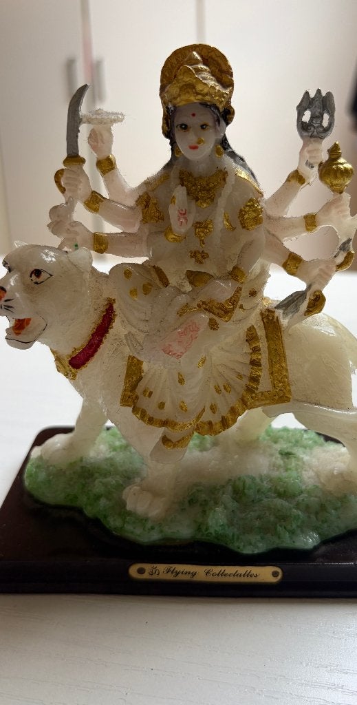 Durga beeld, Minder dan 20 cm, Kunststof, Ophalen of Verzenden, Beeld