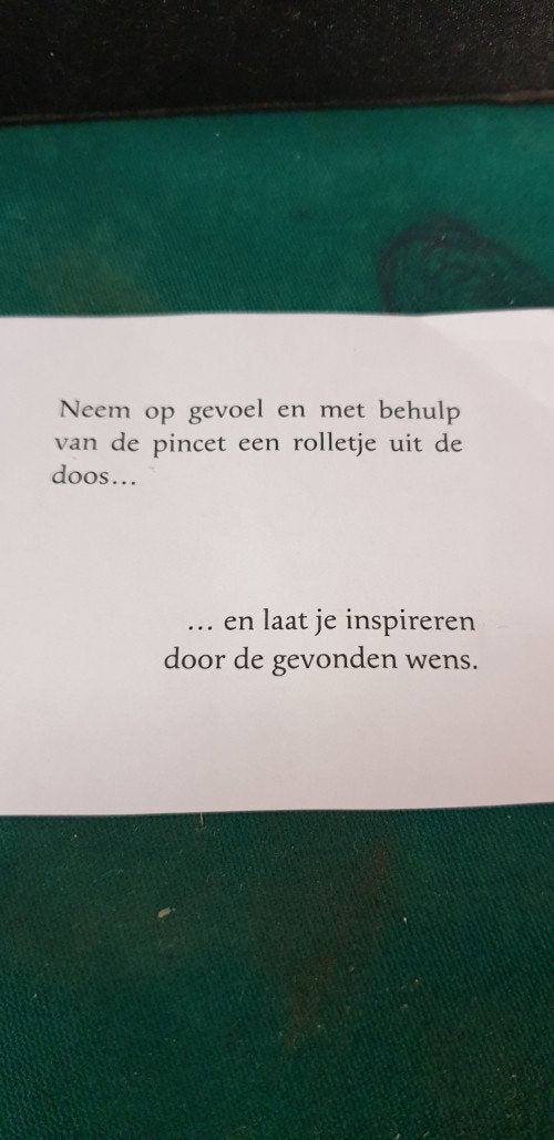 geluks / wens doosje met 75 wensen, Ophalen of Verzenden, 'T Olde Gre-j, Info@toldegrej.nl, Endepoelstraat 20f Didam