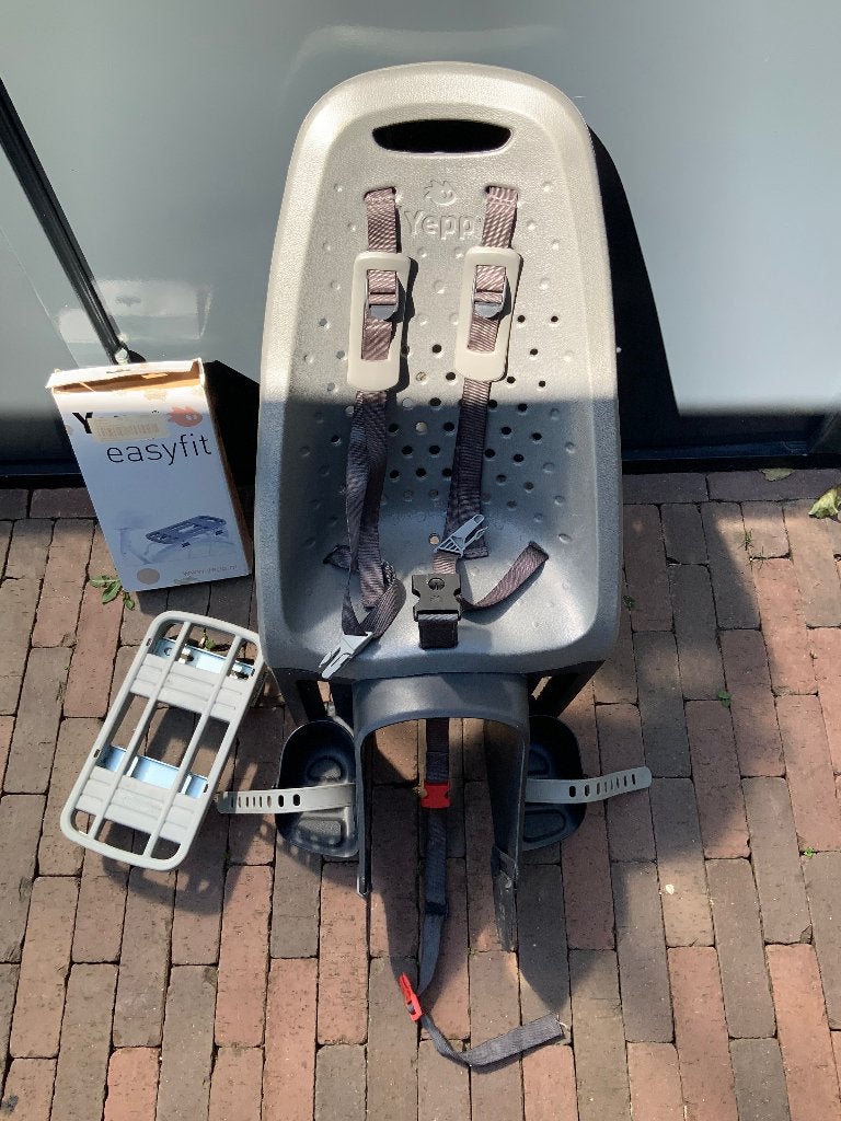 Yepp Easyfit Achterzitje - Grijs, Achterzitje, Yepp, Ophalen, 15 t/m 25 kg