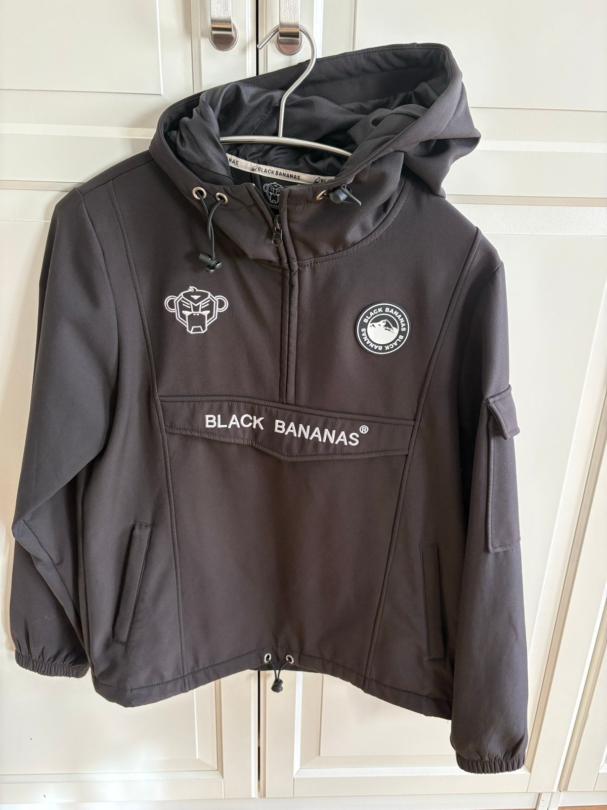 Black Bananas softshell jas maat S, Ophalen, Gedragen, Zwart
