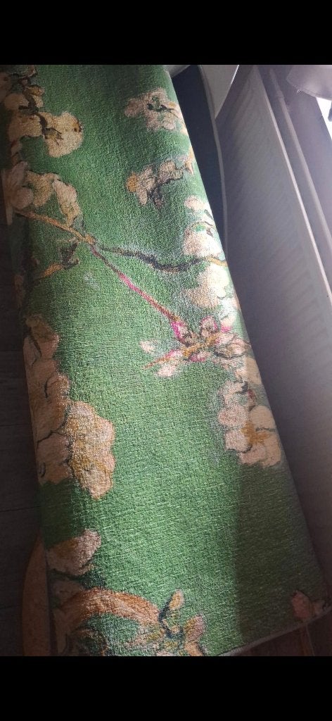 Vloerkleed, Ophalen, Geel, Romantisch-casual, 150 tot 200 cm