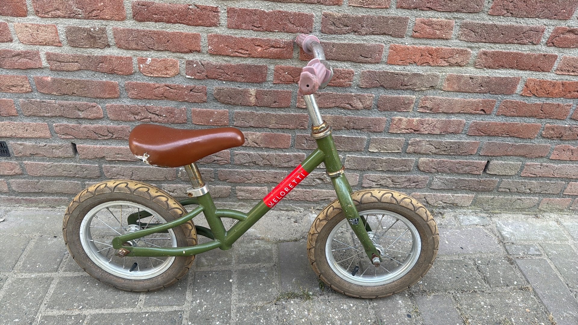 Veloretti loopfietsje, Ophalen, Zo goed als nieuw, Minder dan 16 inch
