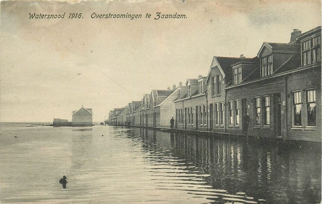 378-346-033 Zaandam Watersnood 1916, Verzenden, Voor 1920, Noord-Holland